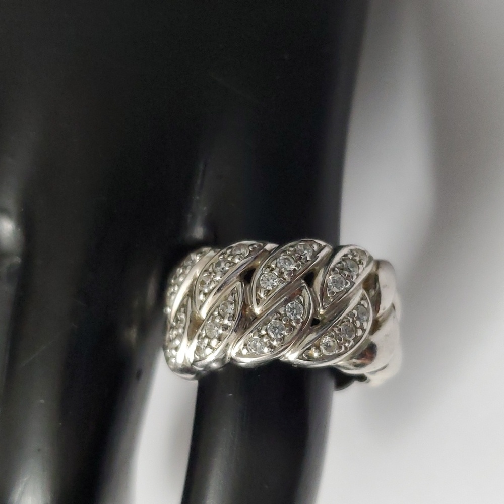 Sterling Silver 925 Wide Chunky Ring